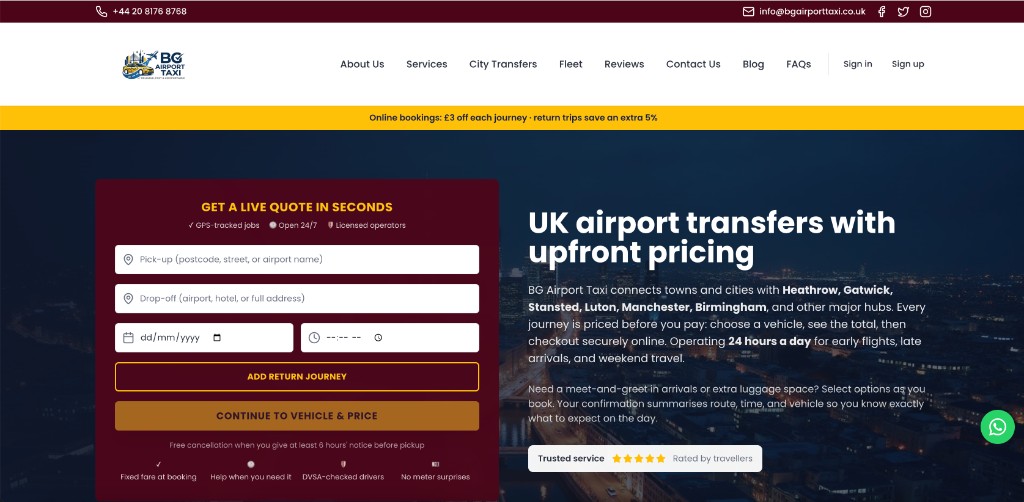 BG Airport Taxi