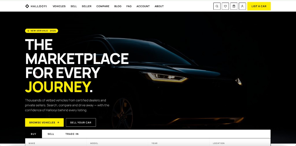 Hallooyi Auto Marketplace