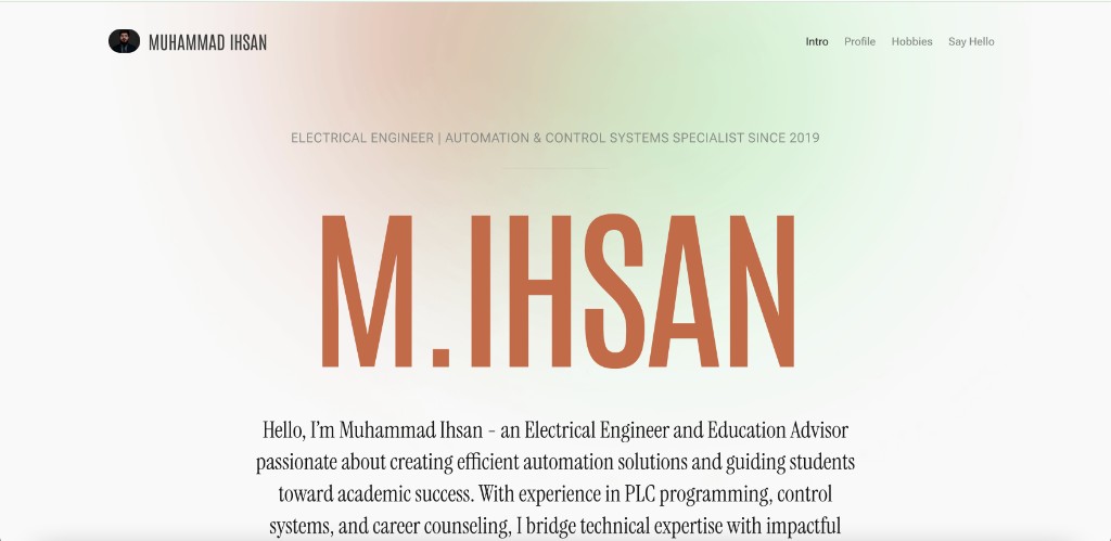 M. Ihsan Portfolio
